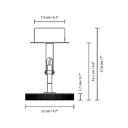 Asteria spot lamp