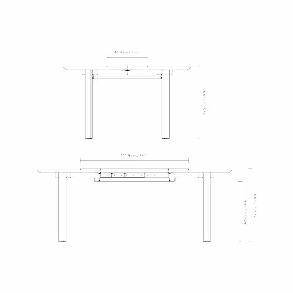 Comfort Circle Spisebord, med uttrekk