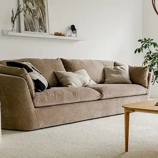 BONNIE 3XL-seter sofa, flere tekstil valg, en del av kategorien 4-seter - At Home Interiør