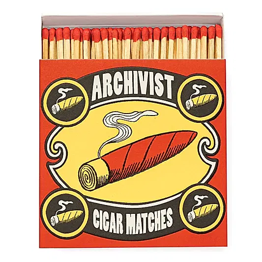 Cigar Matches, Fyrstikker i eske, en del av kategorien Fyrstikker - At Home Interiør